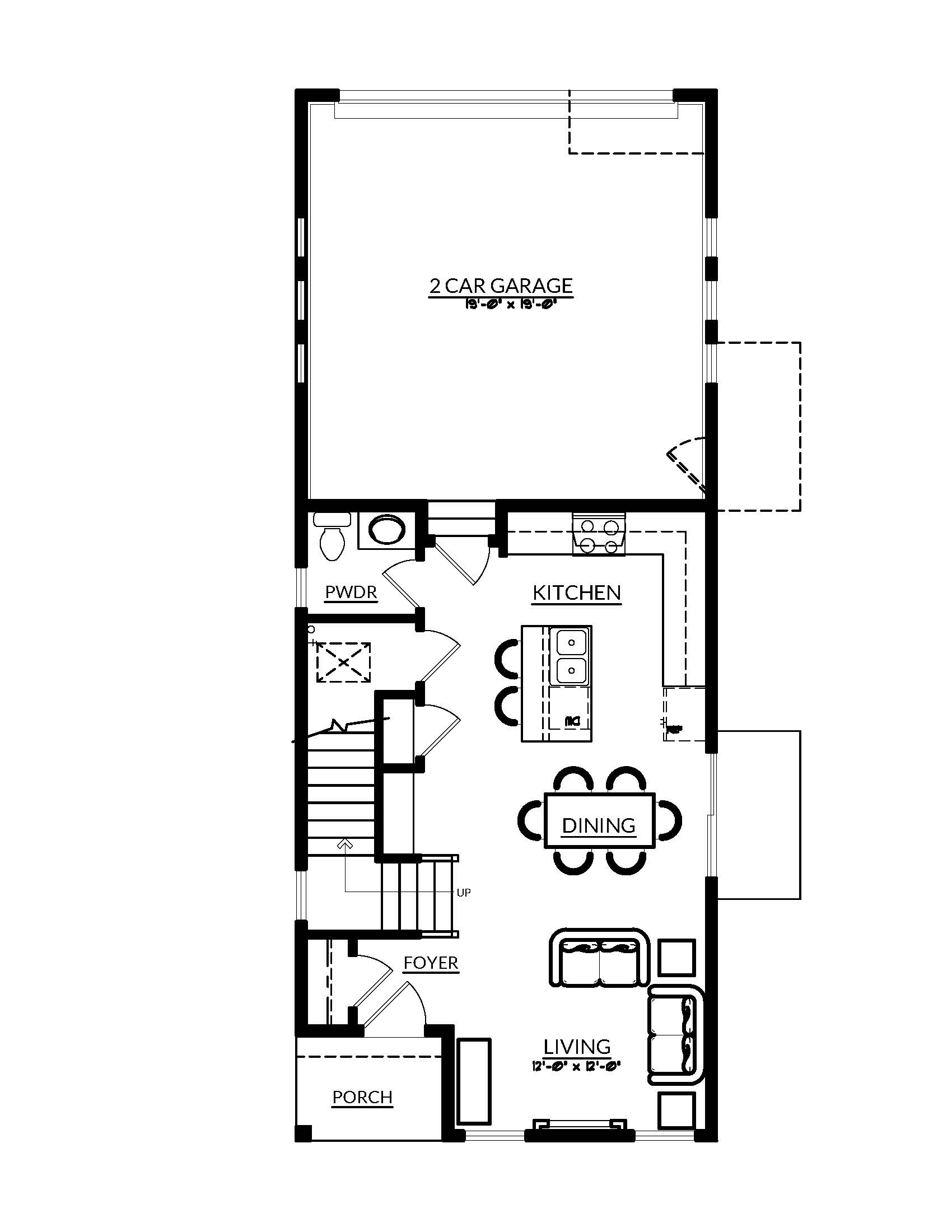 Main Level Floor Plan